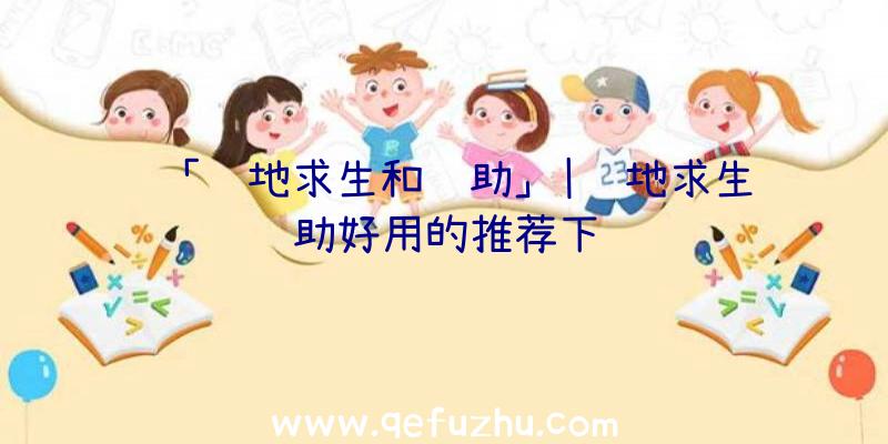 「绝地求生和辅助」|绝地求生辅助好用的推荐下
